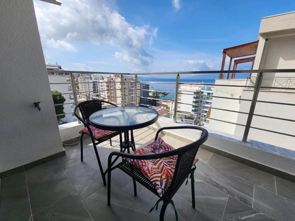 Amazing Sea View Apartment Sarande Exterior photo